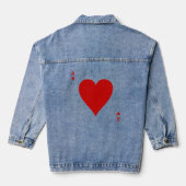 Ace of Hearts Big Liebe Jeansjacke (Rückseite)