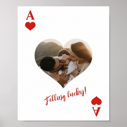 Ace of Hearts Foto Poster (Vorne)