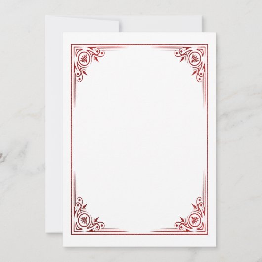 Ace of Hearts Game Night Playing Card Einladung (Rückseite)