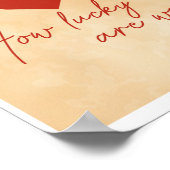 Ace of Hearts Poster – “How Lucky Are We?” (Ecke)