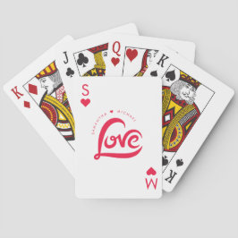 Ace of Hearts Valentinstag Spielkarten