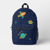 Ace of Space Kids Bedruckter Rucksack (Vorderseite)