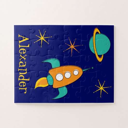 Ace of Space Kleine Kinder Personalisiert Puzzle (Horizontal)