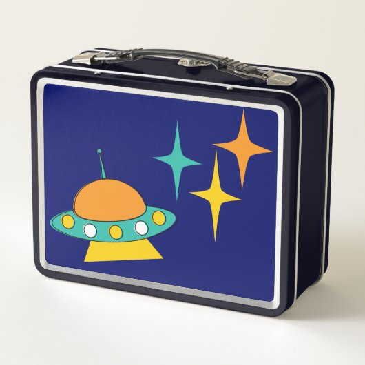 Ace of Space Rocket Ship Lunch Box (Rückseite)