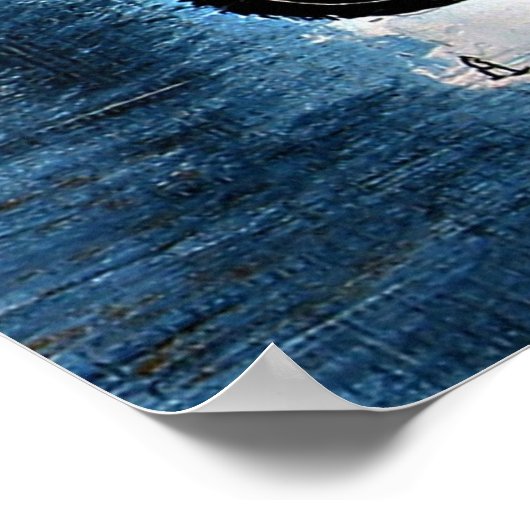 Ace of Spade Man Cave Art Poster (Ecke)