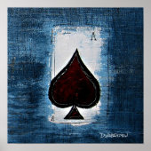 Ace of Spade Man Cave Art Poster (Vorne)