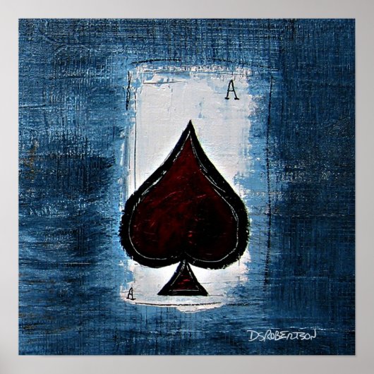 Ace of Spade Man Cave Art Poster (Vorne)