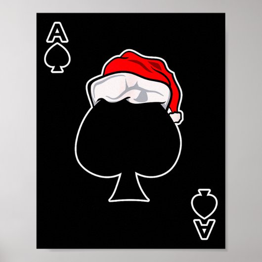 Ace Of Spades Christmas Gift Playing & Deck Of Poster (Vorne)
