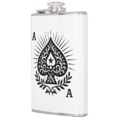 Ace of Spades — Filigree Star & Laurel Flachmann (Links)