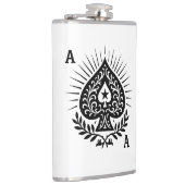 Ace of Spades — Filigree Star & Laurel Flachmann (Rechts)