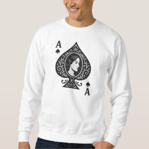 Ace of Spades - Lady Cameo Filigree Emblem Sweatshirt