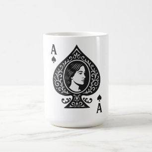 Ace of Spades - Lady Cameo Filigree Emblem Verwandlungstasse