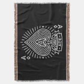 Ace of Spades - Monoline Sonnenbrust Emblem Decke (Vorderseite Vertikal)