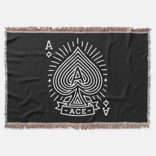 Ace of Spades - Monoline Sonnenbrust Emblem Decke (Vorderseite)