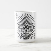Ace of Spades - Monoline Sonnenbrust Emblem Kaffeetasse (Mittel)