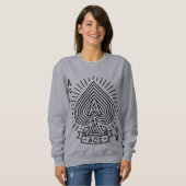 Ace of Spades - Monoline Sonnenbrust Emblem Sweatshirt (Vorne ganz)
