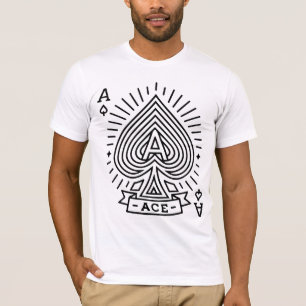 Ace of Spades - Monoline Sonnenbrust Emblem T-Shirt