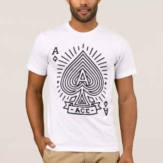Ace of Spades - Monoline Sonnenbrust Emblem T-Shirt