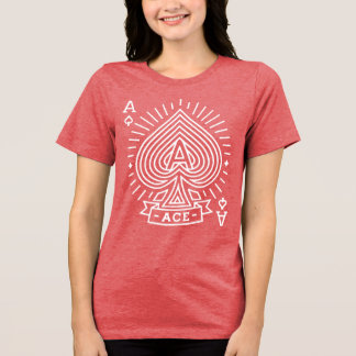 Ace of Spades - Monoline Sonnenbrust Emblem Tri-Blend Shirt