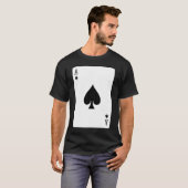 Ace of Spades Play Card T-Shirt (Vorne ganz)