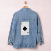 Ace of Spades Playing Card Ace Card Jeansjacke (Hangar)