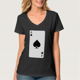Ace of Spades Playing Card Ace Card T-Shirt