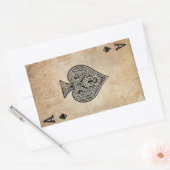 Ace of Spades Rechteckiger Aufkleber (Umschlag)