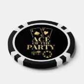Ace of the Party Junggesellen-Design Pokerchips (Einzeln)