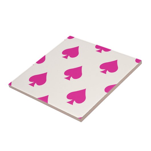 Ace Pipe Muster Pink Retro Chic Extravagant Fliese (Seite)