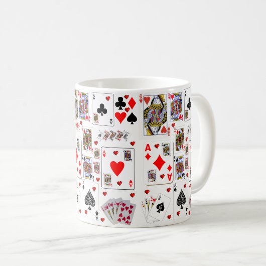 Ace Playing Cards Tasse (VorderseiteRechts)