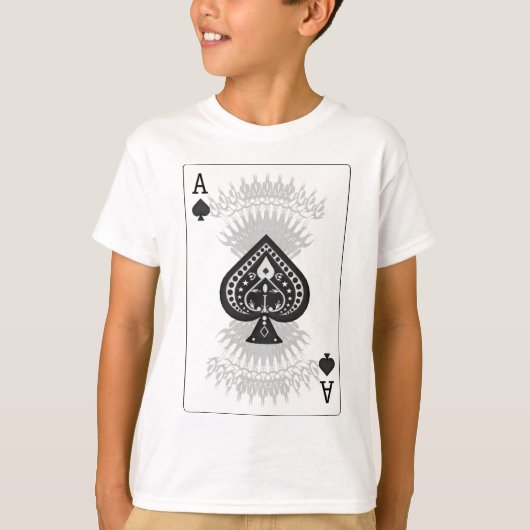 Ace-Poker-Karte: T-Shirt (Vorderseite)