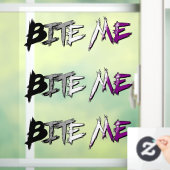 Ace Pride Beiss mich Fensteraufkleber (Zuhause)