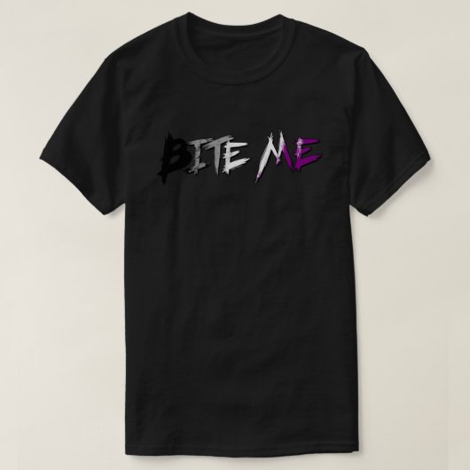 Ace Pride Beiss mich T-Shirt (Design vorne)