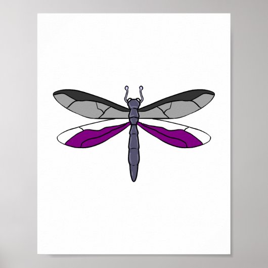 Ace Pride Dragonfly Poster (Vorne)