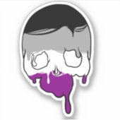 Ace Pride Driving Skull Aufkleber (Vorderseite)