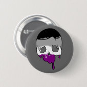 Ace Pride Driving Skull Button (Vorne & Hinten)