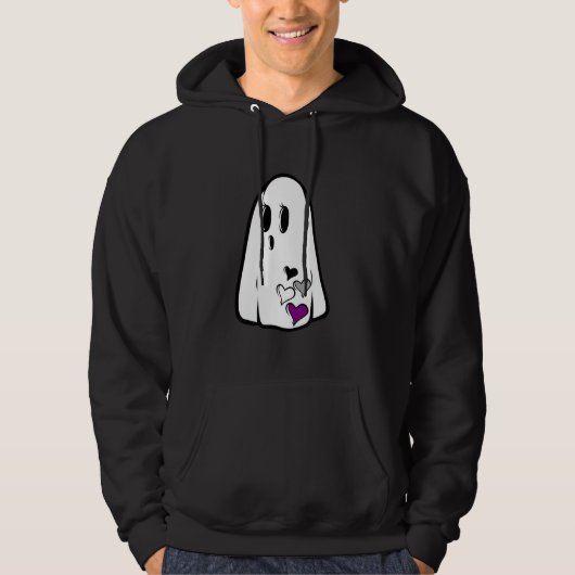 Ace Pride Ghost Hoodie (Vorderseite)