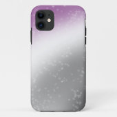 Ace Pride Glitzer Sparkle Gradient Abstrakt Lila Case-Mate iPhone Hülle (Rückseite)