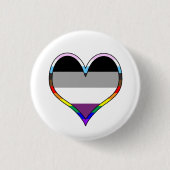 Ace Pride Heart Button (Vorderseite)