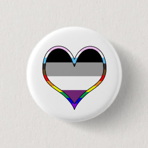 Ace Pride Heart Button