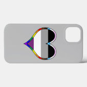 Ace Pride Heart Case-Mate iPhone Case (Rückseite (Horizontal))