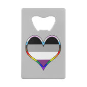 Ace Pride Heart Credit Card Flaschenöffner (Rückseite)