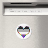 Ace Pride Heart Magnet (In Situ (Geschirrspüler))