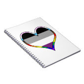 Ace Pride Heart Notebook Notizblock (Rechte Seite)