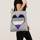 Ace Pride Heart Tote Bag Tasche (Von Nahem)