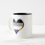 Ace Pride Heart Zweifarbige Tasse (Vorderseite Links)