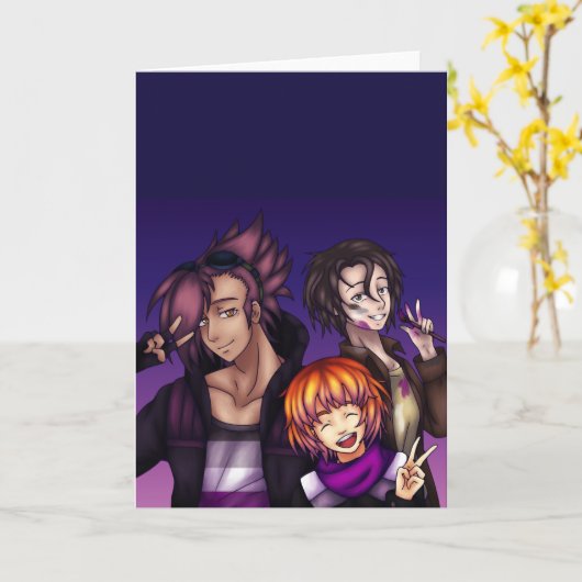 Ace Pride Karte (Gelbe Blume)