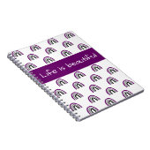 Ace Pride Painted Crayon Rainbow Notizblock (Rechte Seite)