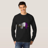 Ace Pride Sloth Asexual T-Shirt (Vorne ganz)