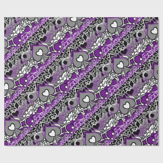 Ace Pride Squiggle Geschenkpapier (Flach)